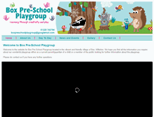 Tablet Screenshot of boxpre-schoolplaygroup.co.uk